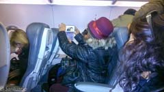 Un selfi en el avión