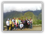 El Equipo Misión Perú en Macchu Picchu
